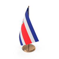 Costa Rica Desk Flag PNG & PSD Images