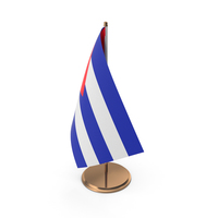 Cuba Desk Flag PNG & PSD Images