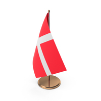 Denmark Desk Flag PNG & PSD Images