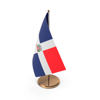 Dominican Republic Desk Flag PNG & PSD Images