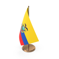 Ecuador Desk Flag PNG & PSD Images