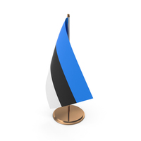 Estonia Desk Flag PNG & PSD Images