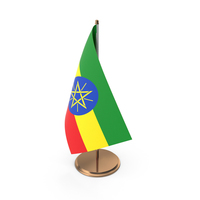 Ethiopia Desk Flag PNG & PSD Images