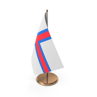 Faroe Islands Desk Flag PNG & PSD Images