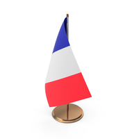 France Desk Flag PNG & PSD Images