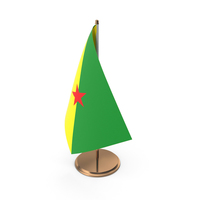 French Guiana Desk Flag PNG & PSD Images