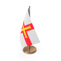 Guernsey Desk Flag PNG & PSD Images