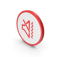 Icon Sound Vibrate Red PNG & PSD Images