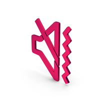 Symbol Sound Vibrate Metallic PNG & PSD Images