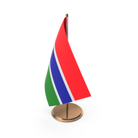 Gambia Desk Flag PNG & PSD Images