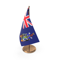 South Georgia and the South Sandwich Islands Desk Flag PNG & PSD Images