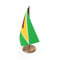 Guyana Desk Flag PNG & PSD Images