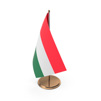 Hungary Desk Flag PNG & PSD Images