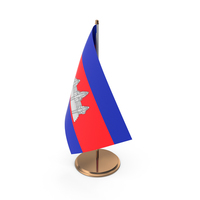 Cambodia Desk Flag PNG & PSD Images