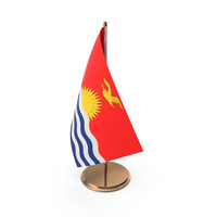 Kiribati Desk Flag PNG & PSD Images