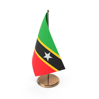 Saint Kitts and Nevis Desk Flag PNG & PSD Images