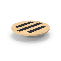 Wooden Round Balance Board PNG & PSD Images