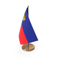 Liechtenstein Desk Flag PNG & PSD Images