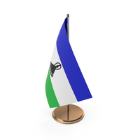 Lesotho Desk Flag PNG & PSD Images