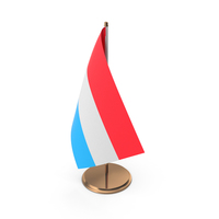 Luxembourg Desk Flag PNG & PSD Images