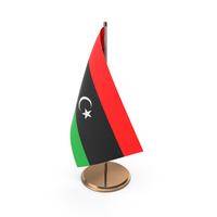 Libya Desk Flag PNG & PSD Images