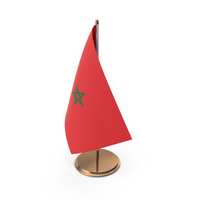 Morocco Desk Flag PNG & PSD Images