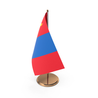 Mongolia Desk Flag PNG & PSD Images
