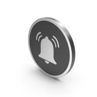 Silver Icon Alarm Bell Ring PNG & PSD Images