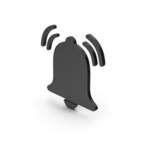 Symbol Alarm Bell Ring Black PNG & PSD Images