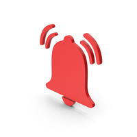 Symbol Alarm Bell Ring Red PNG & PSD Images