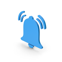 Symbol Alarm Bell Ring Blue PNG & PSD Images