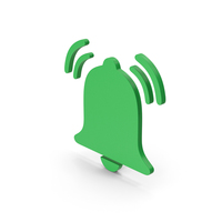 Symbol Alarm Bell Ring Green PNG & PSD Images