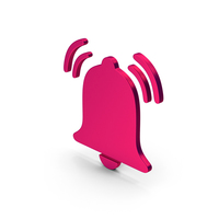 Symbol Alarm Bell Ring Metallic PNG & PSD Images