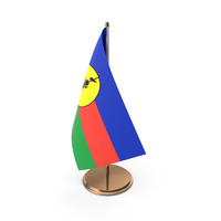 New Caledonia Desk Flag PNG & PSD Images