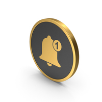 Gold Icon Notification PNG & PSD Images