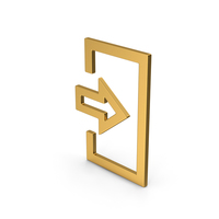 Symbol Login Gold PNG & PSD Images