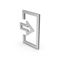 Symbol Login Silver PNG & PSD Images