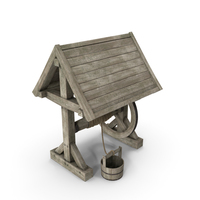 Wooden Water Well PNG & PSD Images