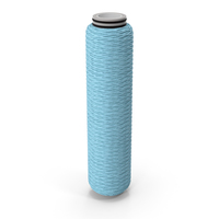 Wound Polypropylene Wire Filter Cartridge Blue PNG & PSD Images