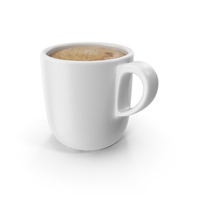 Cup of Coffee White PNG & PSD Images