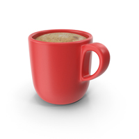 Cup of Coffee Red PNG & PSD Images