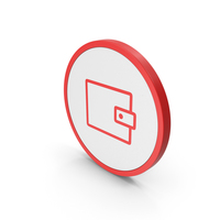 Icon Wallet Red PNG & PSD Images