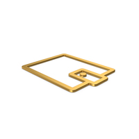 Gold Symbol Wallet PNG & PSD Images