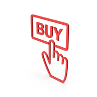 Symbol Buy Button Red PNG & PSD Images