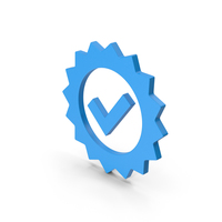 Symbol Guarantee Blue PNG & PSD Images