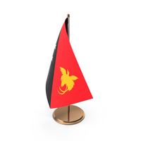 Papua New Guinea Desk Flag PNG & PSD Images