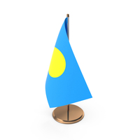 Palau Desk Flag PNG & PSD Images