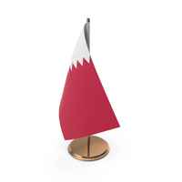 Qatar Desk Flag PNG & PSD Images
