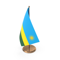 Rwanda Desk Flag PNG & PSD Images