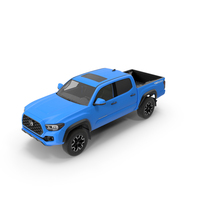 Toyota Tacoma TRD Off Road Voodoo Blue 2021 PNG & PSD Images